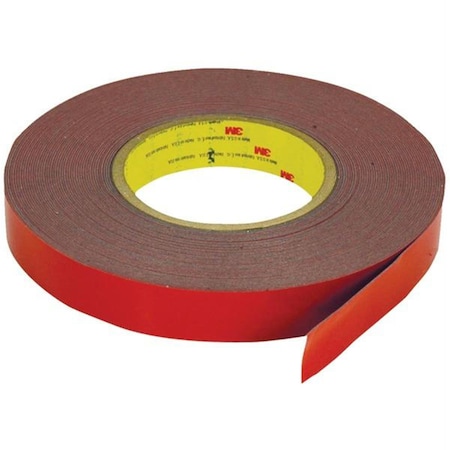 Install Bay Double-sided Tape, 0.88 in W, 20 yd L, 30 mil, Acrylic Foam 3MDST22